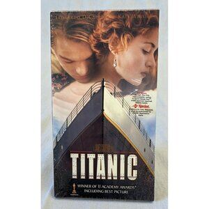 Titanic VHS Movie Set Digitally Mastered 2 Video Tape Collection NEW SEALED